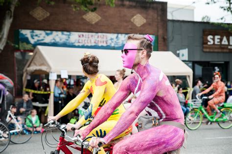 fremont naked bike|Seattle's naked bike parade turns 33 .